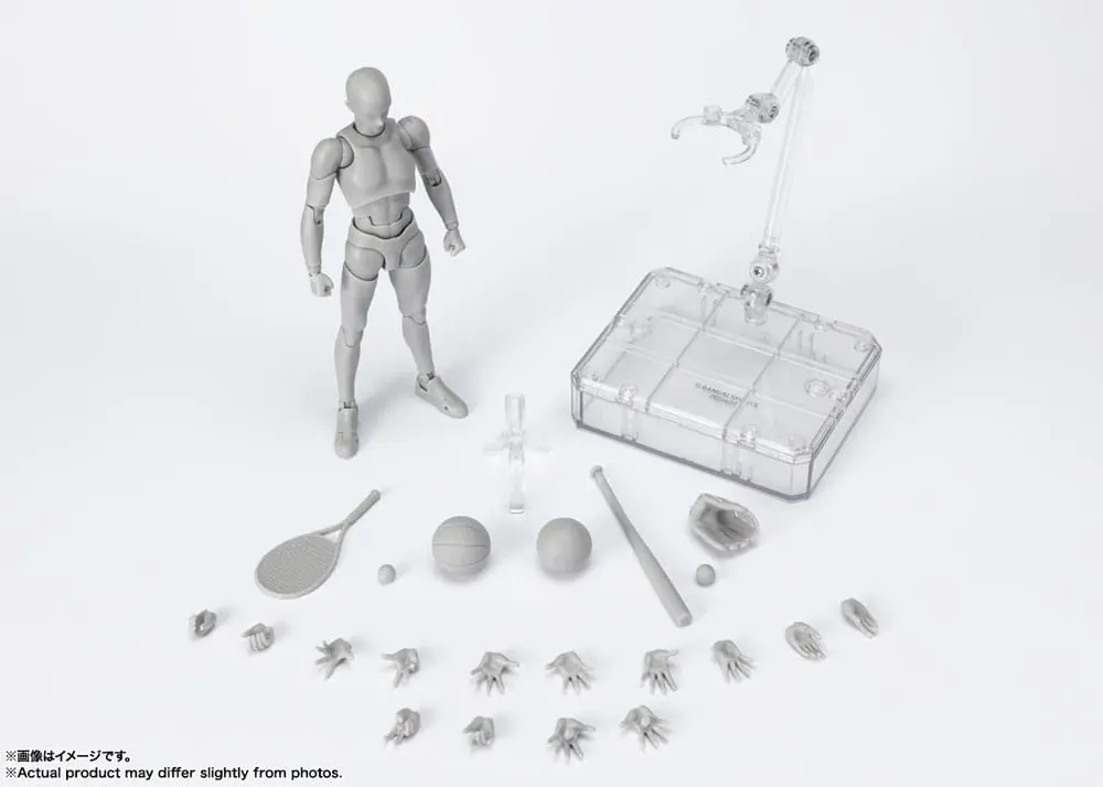 S.H. Figuarts Body-Kun Sports Edition DX Set (Gray Color Ver.) akciófigura 16 cm termékfotó