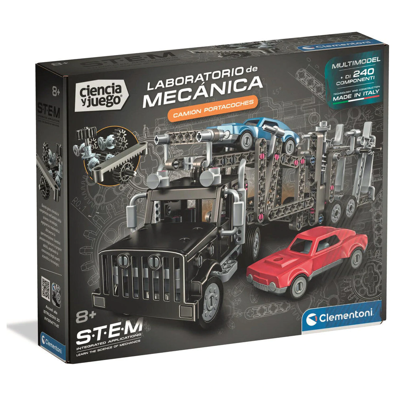 S.T.E.M Car transporter truck Mechanics Laboratory építőjáték termékfotó