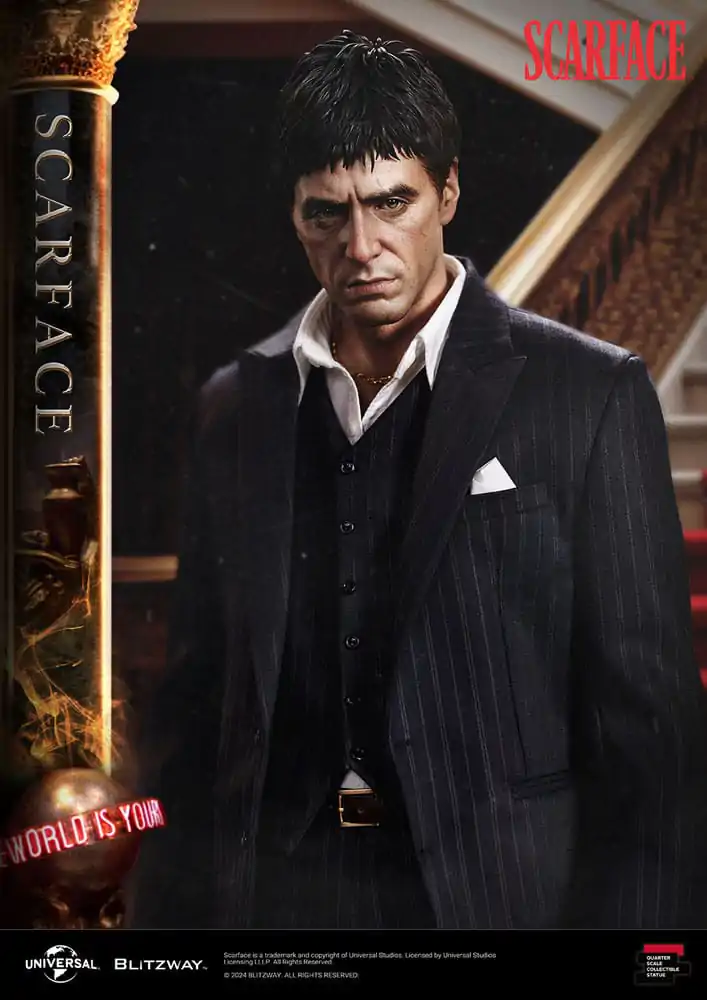 Sacrface Superb Scale 1/4 Tony Montana szobor figura 53 cm termékfotó