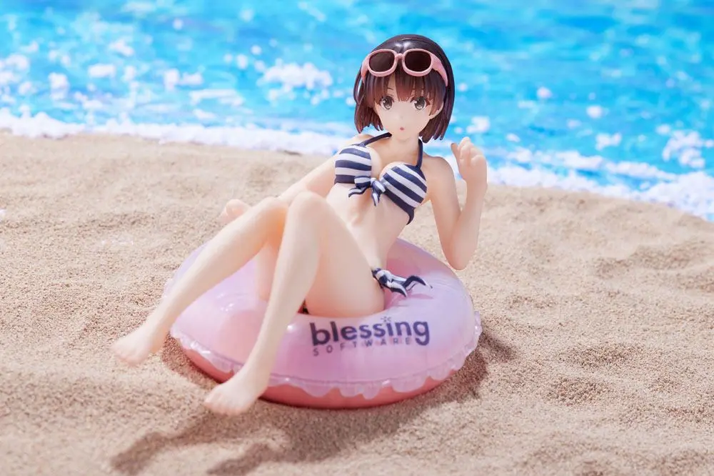 Saekano Aqua Float Grirls Megumi Kato PVC szobor figura 13 cm termékfotó