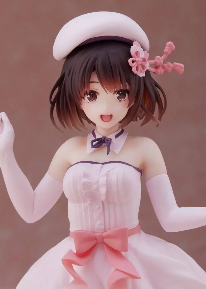 Saekano Coreful Kato Megumi Sakura Dress Ver. PVC szobor figura 20 cm termékfotó