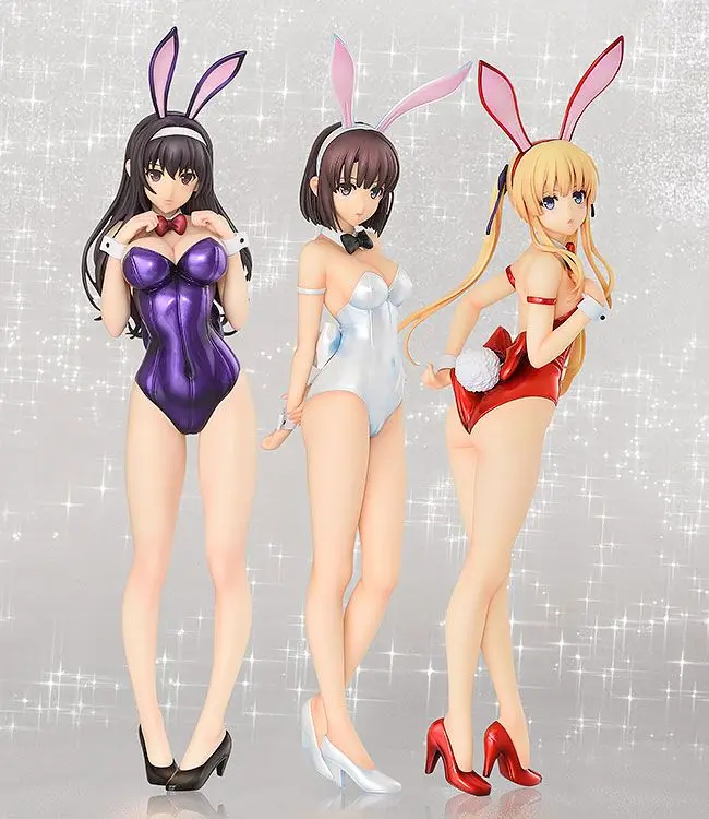 Saekano: How to Raise a Boring Girlfriend 1/4 Megumi Kato Bare Leg Bunny Ver. PVC szobor figura 43 cm termékfotó