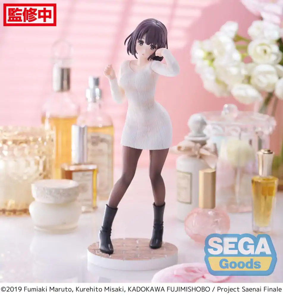 Saekano: How to Raise a Boring Girlfriend Luminasta Megumi Kato Sweater Ver. PVC szobor figura 22 cm termékfotó