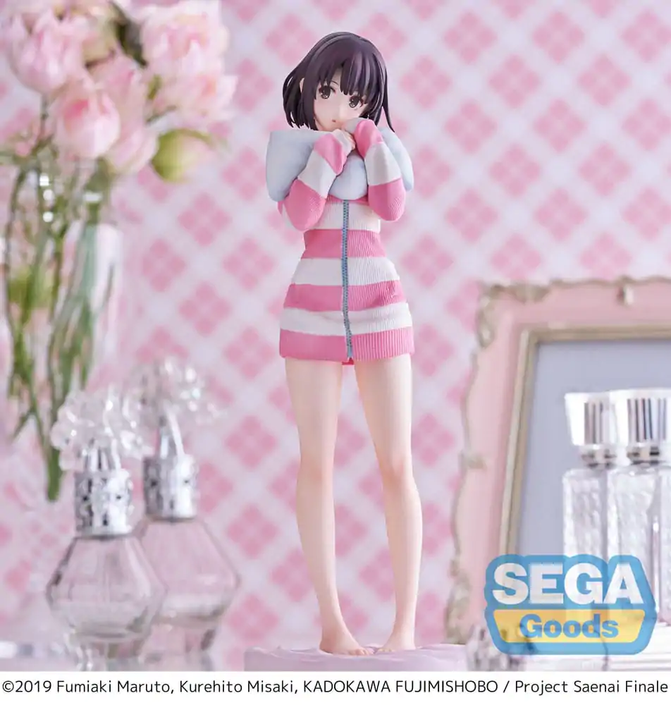 Saekano the Movie: Finale Luminasta Megumi Kato Pajamas Ver. PVC szobor figura 22 cm termékfotó