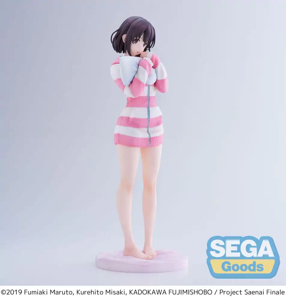 Saekano the Movie: Finale Luminasta Megumi Kato Pajamas Ver. PVC szobor figura 22 cm termékfotó