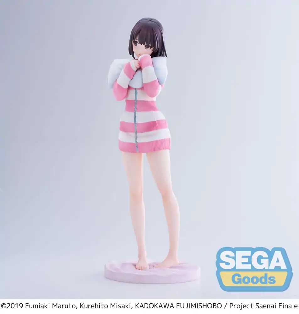 Saekano the Movie: Finale Luminasta Megumi Kato Pajamas Ver. PVC szobor figura 22 cm termékfotó