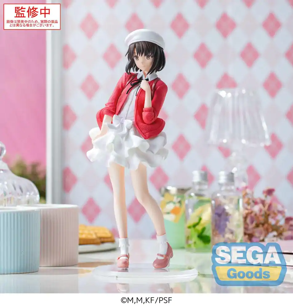 Saekano the Movie: finale Luminasta Megumi Kato Plain Clothes Ver. PVC szobor figura 22 cm termékfotó