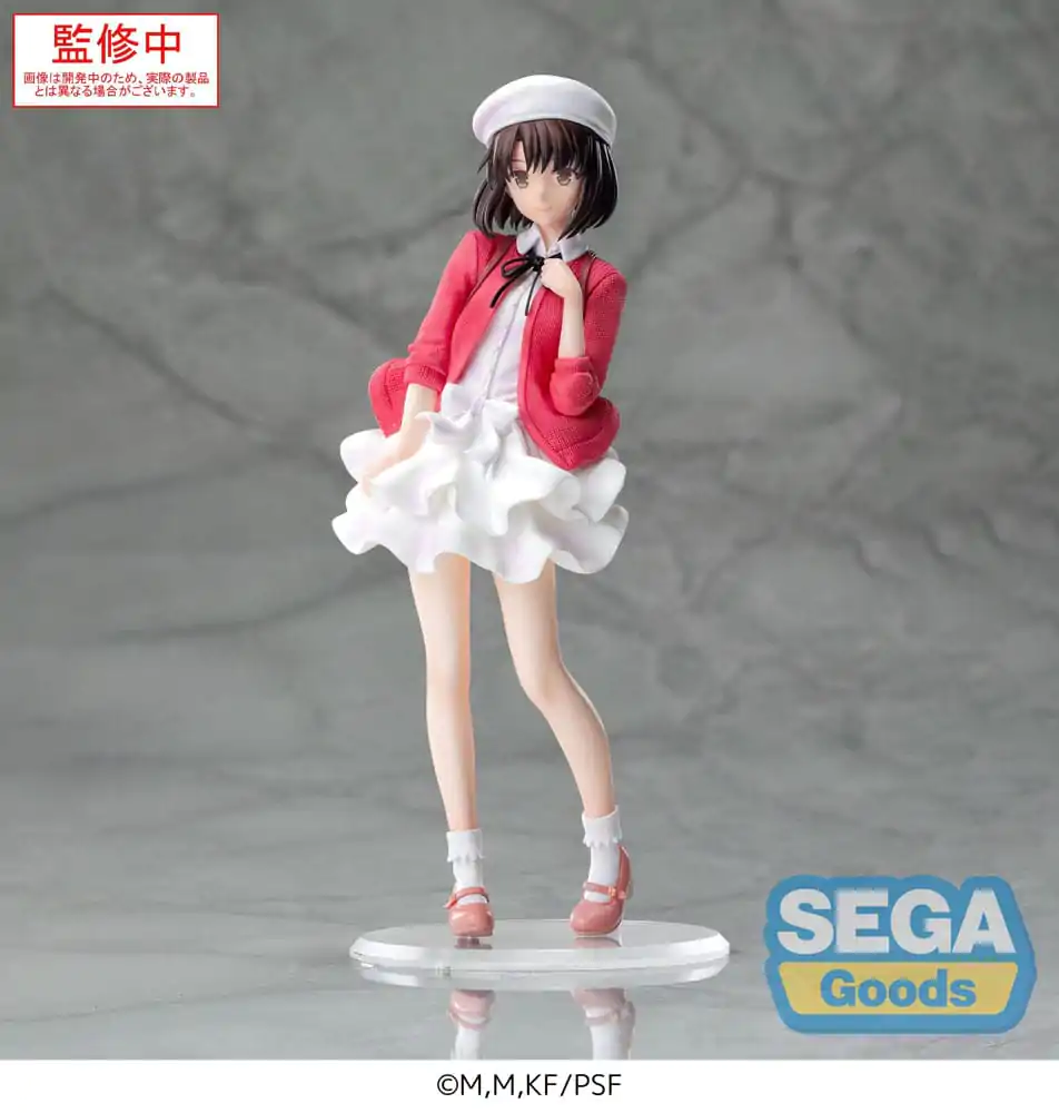 Saekano the Movie: finale Luminasta Megumi Kato Plain Clothes Ver. PVC szobor figura 22 cm termékfotó