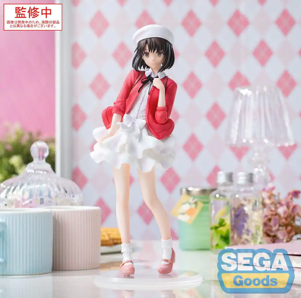 Saekano the Movie: finale Luminasta Megumi Kato Plain Clothes Ver. PVC szobor figura 22 cm termékfotó