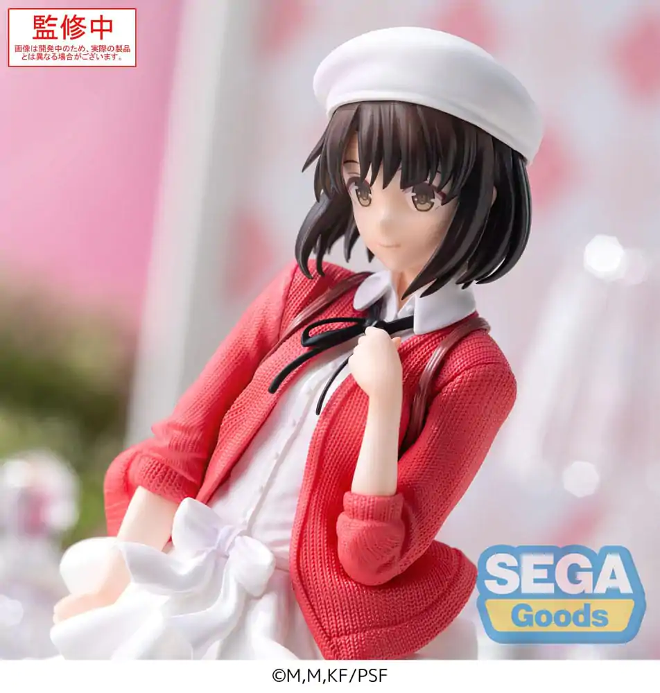 Saekano the Movie: finale Luminasta Megumi Kato Plain Clothes Ver. PVC szobor figura 22 cm termékfotó