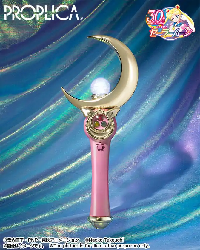 Sailor Moon 1/1 Moon Stick Brilliant Color Edition Proplica replika 26 cm termékfotó