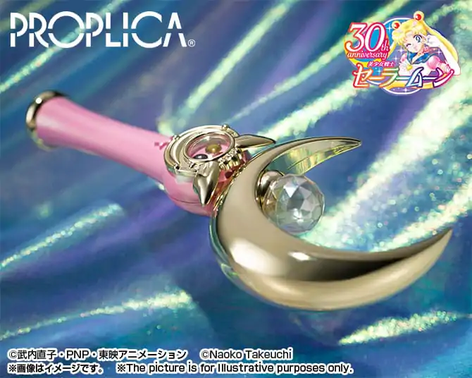 Sailor Moon 1/1 Moon Stick Brilliant Color Edition Proplica replika 26 cm termékfotó