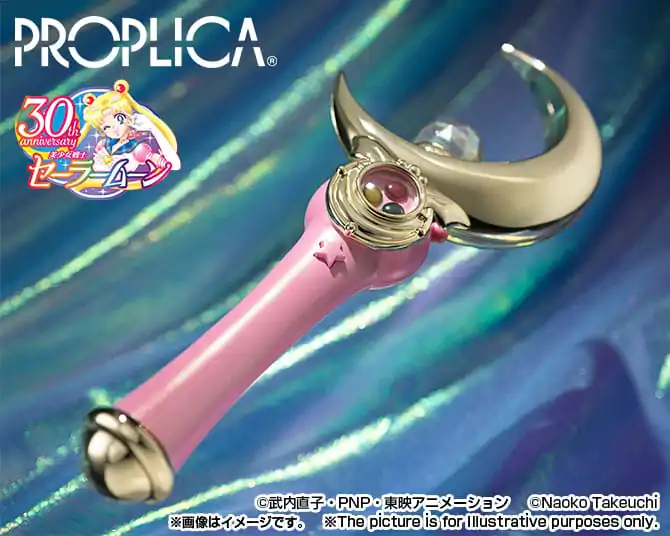 Sailor Moon 1/1 Moon Stick Brilliant Color Edition Proplica replika 26 cm termékfotó