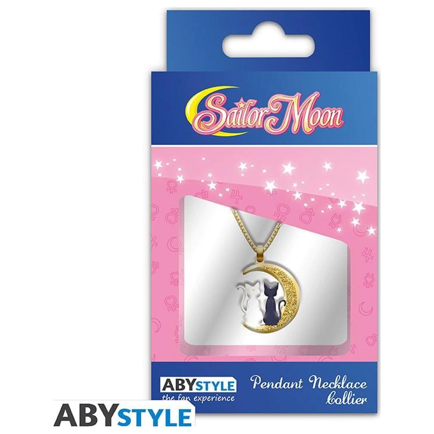 Sailor Moon Cats on the Moon nyaklánc medállal termékfotó