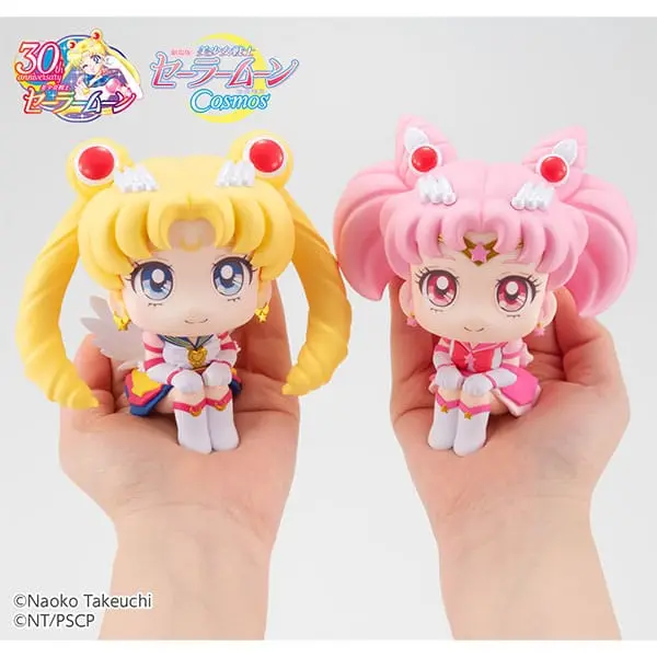 Sailor Moon Cosmos The Movie Look Up Eternal Sailor Chibi Moon PVC szobor figura 11 cm termékfotó