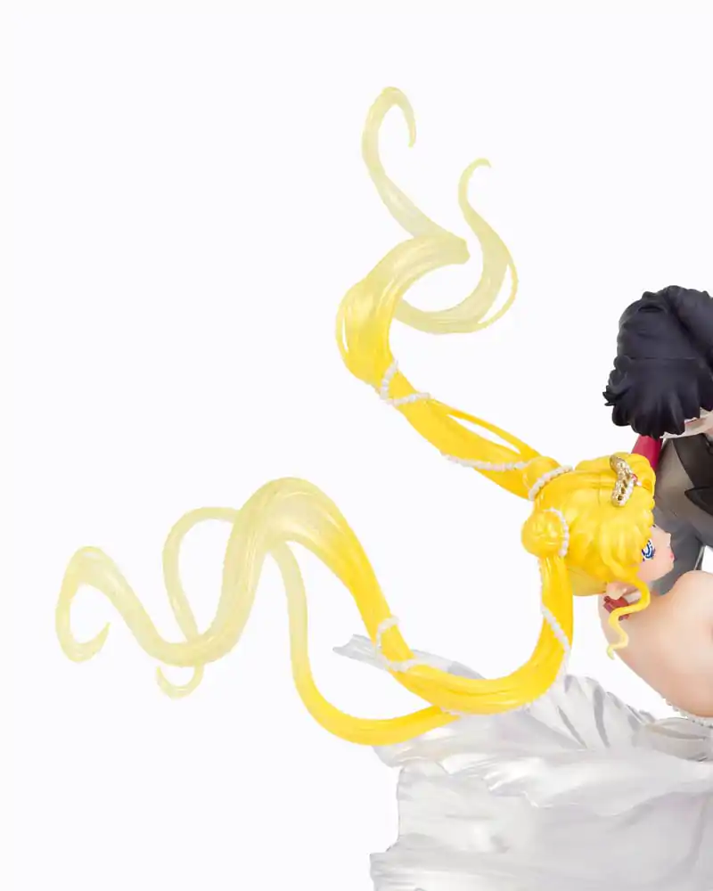 Sailor Moon FiguartsZERO Chouette Usagi &amp; Tuxedo Mask Moonlight Glow Edition PVC szobor figura 24 cm termékfotó