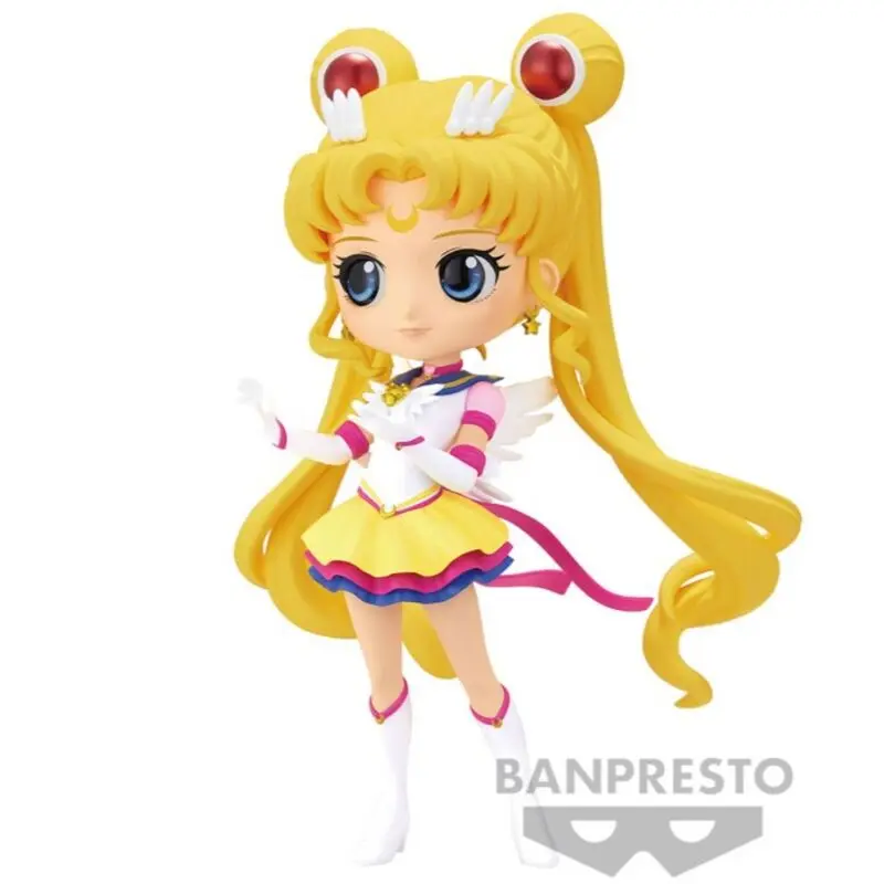 Sailor Moon Pretty Guardian Cosmos the Movie Eternal Sailor Moon Ver.A Q posket figura 14cm termékfotó