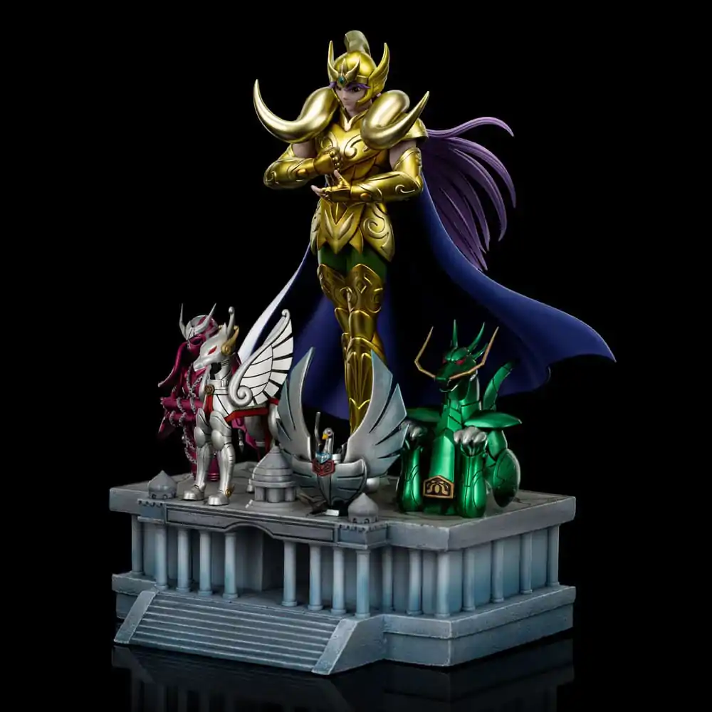 Saint Seiya Art Scale 1/10 Aries Mu Deluxe szobor figura 27 cm termékfotó