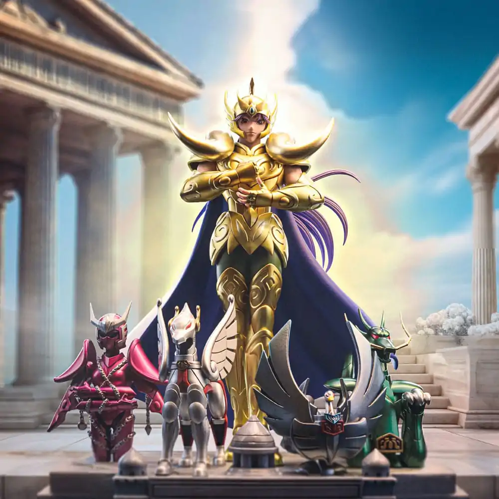 Saint Seiya Art Scale 1/10 Aries Mu Deluxe szobor figura 27 cm termékfotó
