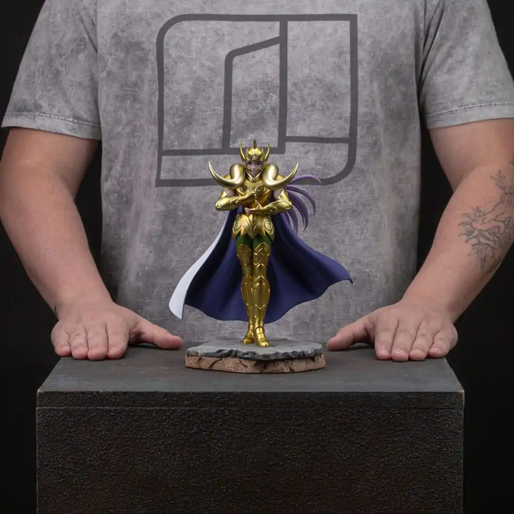 Saint Seiya Art Scale 1/10 Aries Mu szobor figura 23 cm termékfotó
