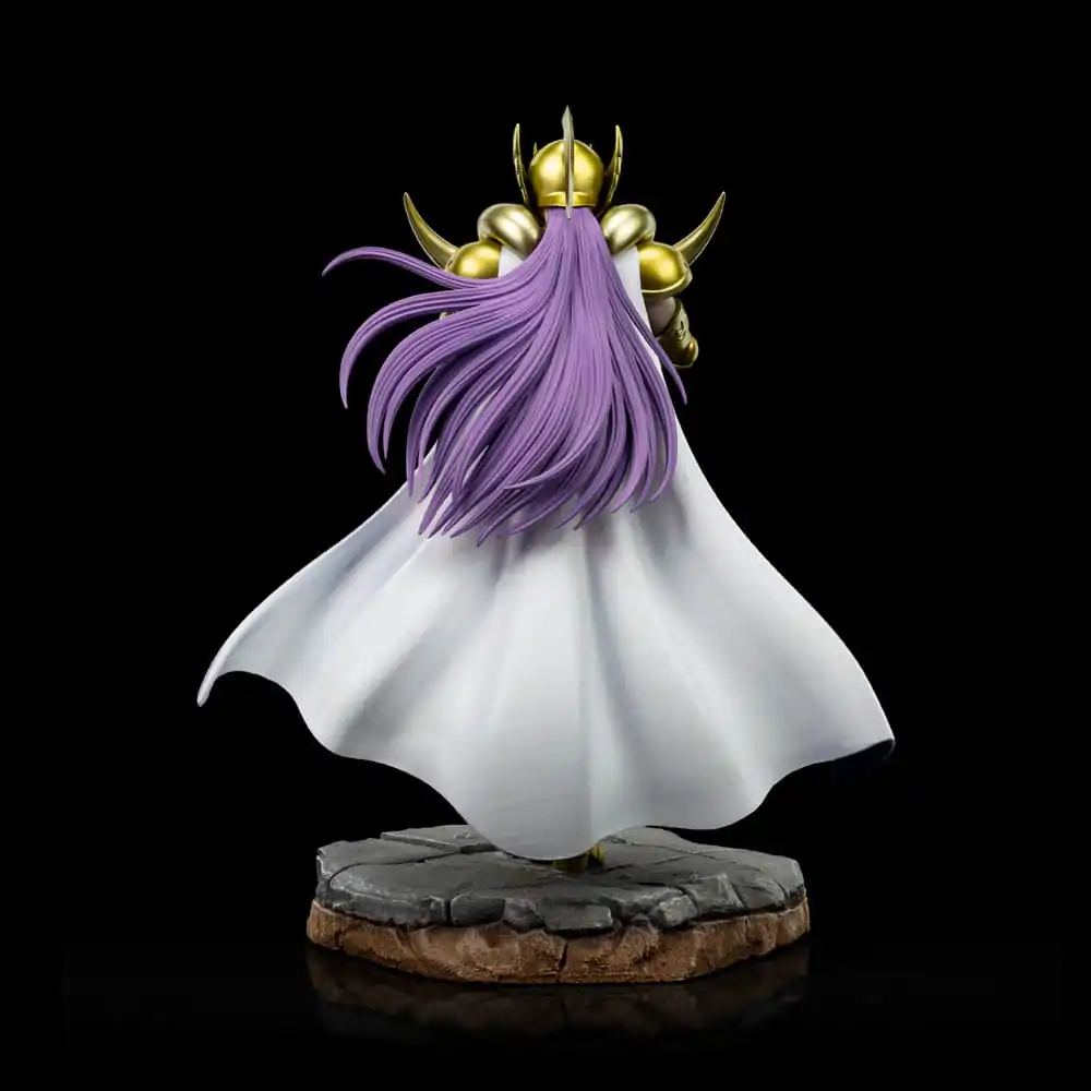 Saint Seiya Art Scale 1/10 Aries Mu szobor figura 23 cm termékfotó