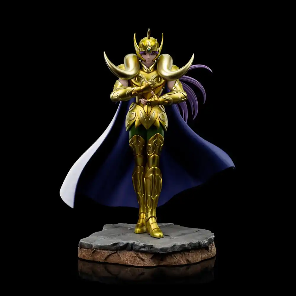 Saint Seiya Art Scale 1/10 Aries Mu szobor figura 23 cm termékfotó