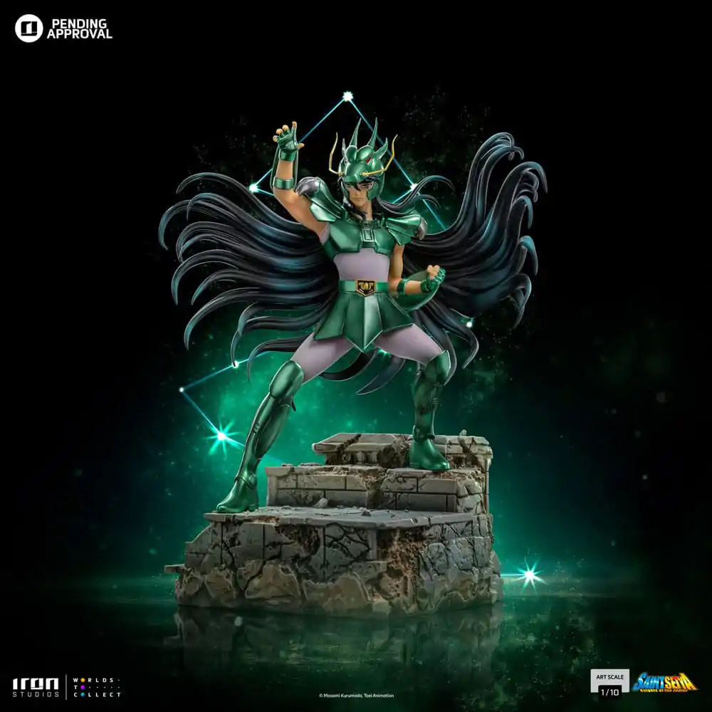 Saint Seiya Art Scale 1/10 Dragon Shiryu szobor figura 24 cm termékfotó