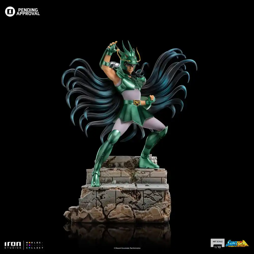 Saint Seiya Art Scale 1/10 Dragon Shiryu szobor figura 24 cm termékfotó