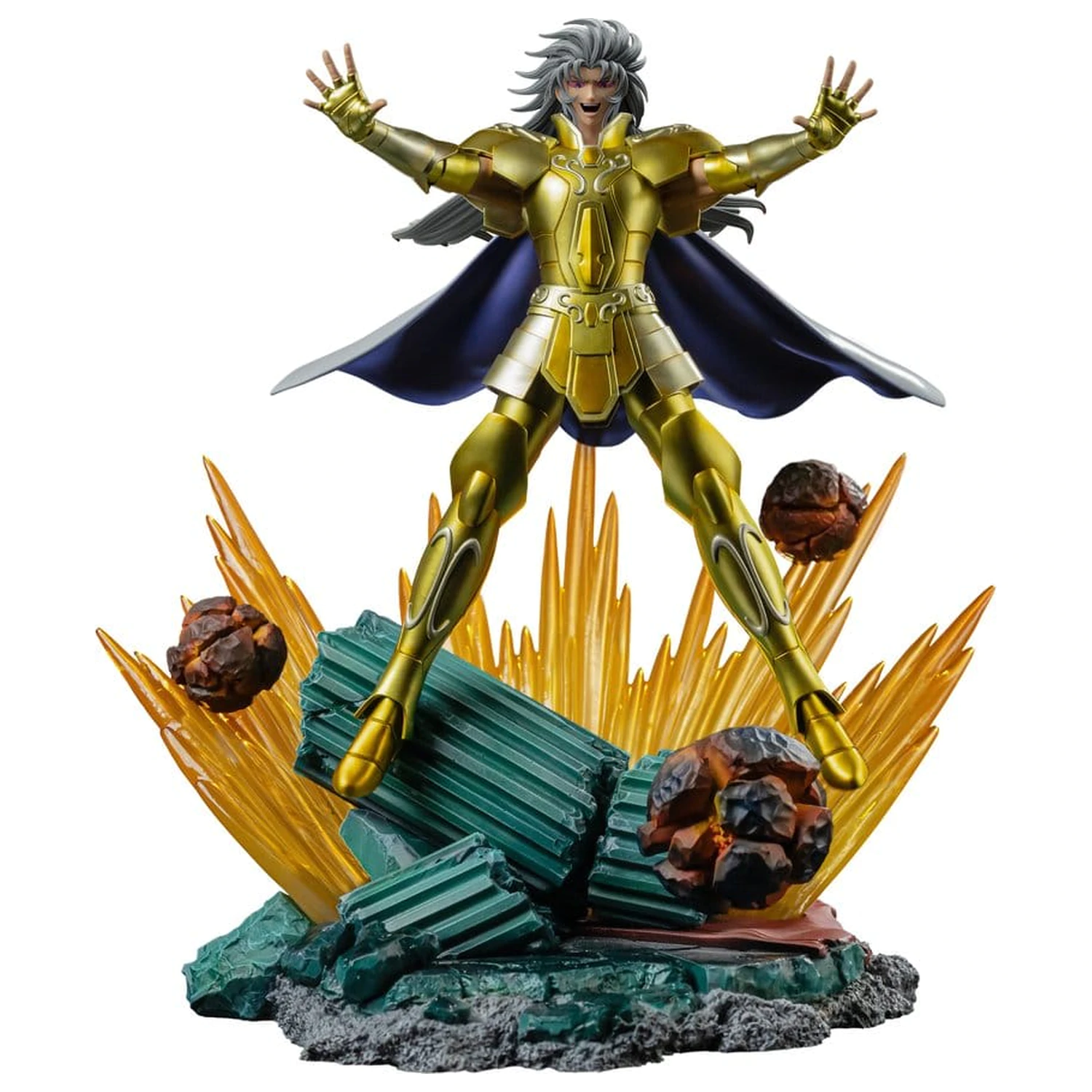 Saint Seiya Art Scale 1/10 Gemini Saga szobor figura 26 cm termékfotó