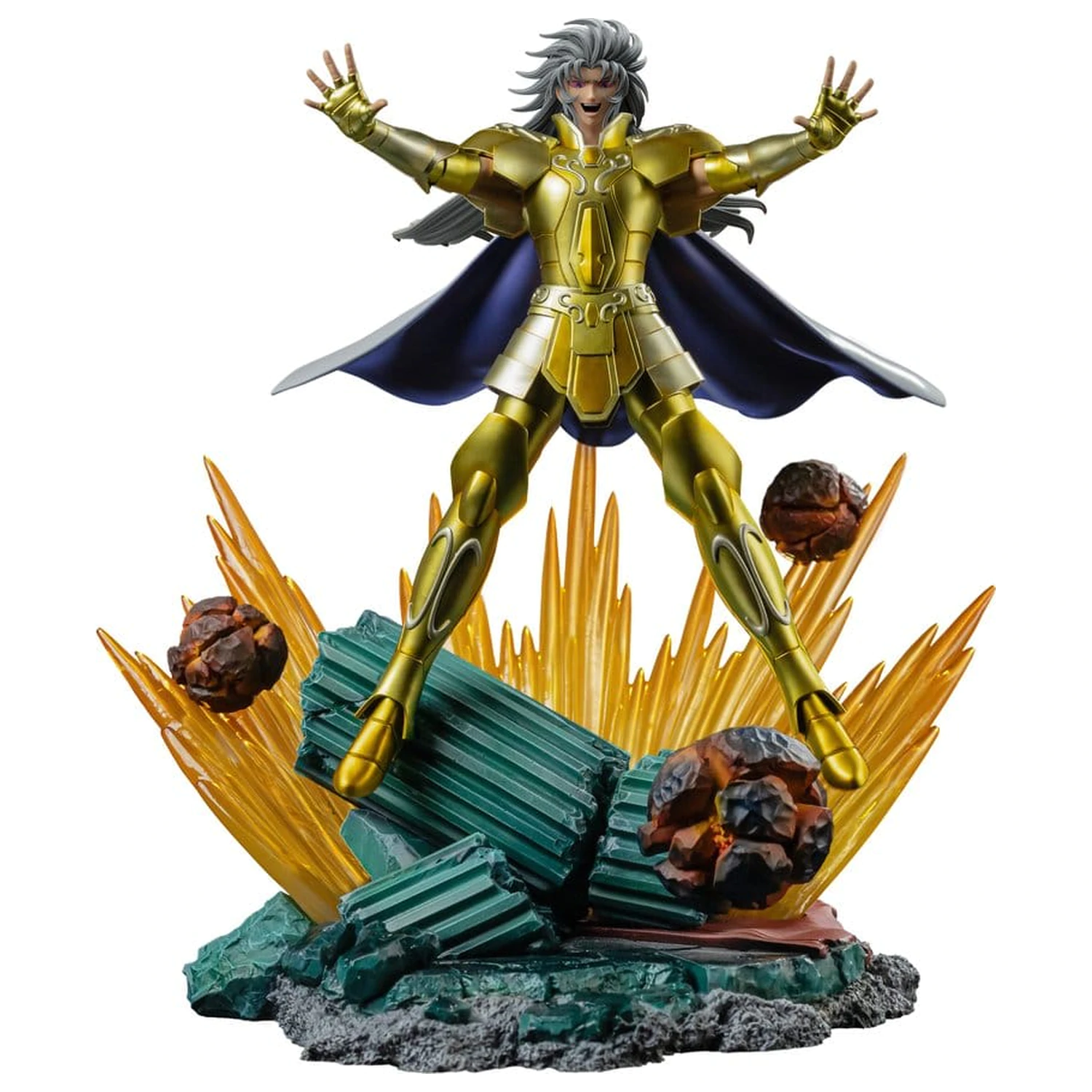 Saint Seiya Art Scale 1/10 Gemini Saga szobor figura 26 cm termékfotó