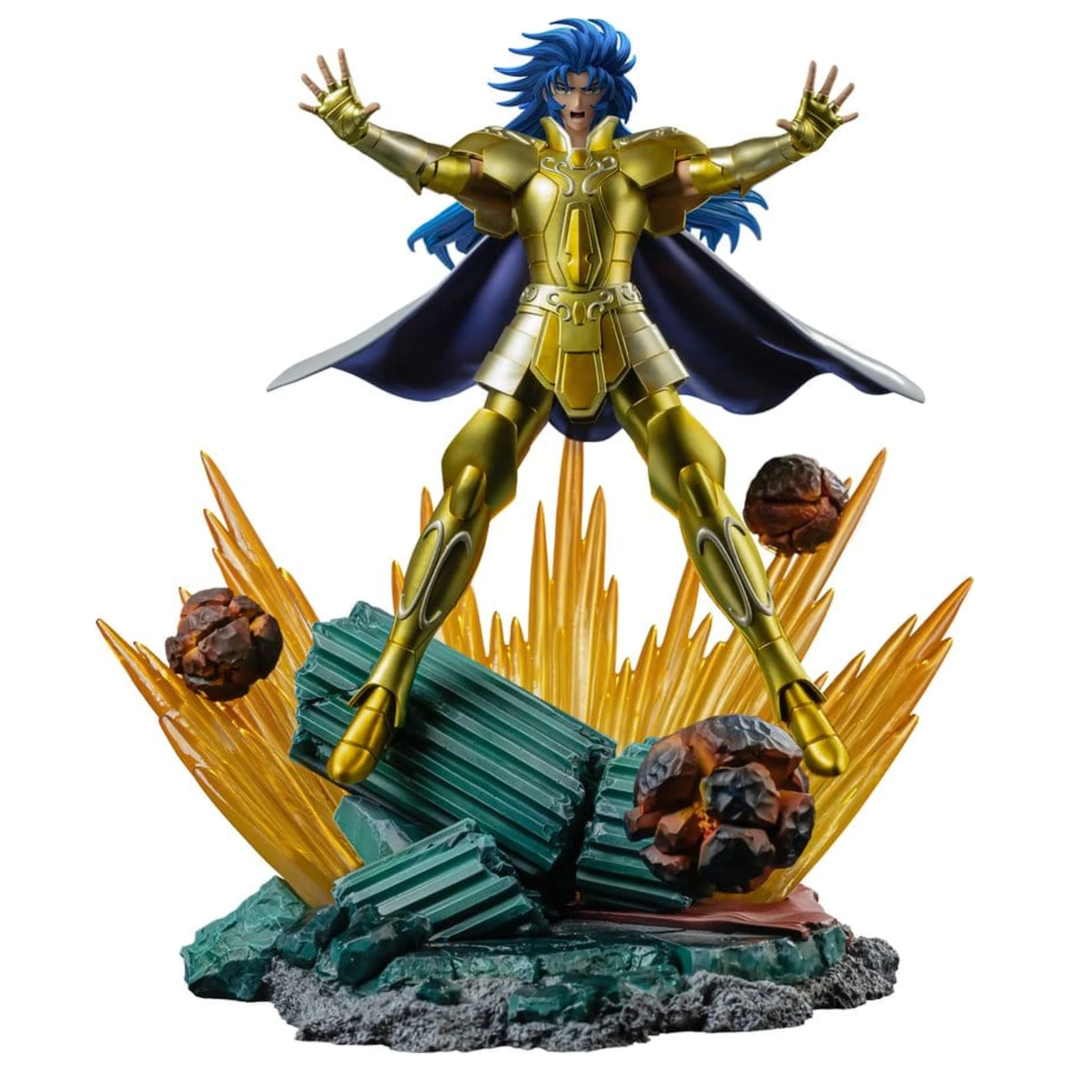 Saint Seiya Art Scale 1/10 Gemini Saga szobor figura 26 cm termékfotó