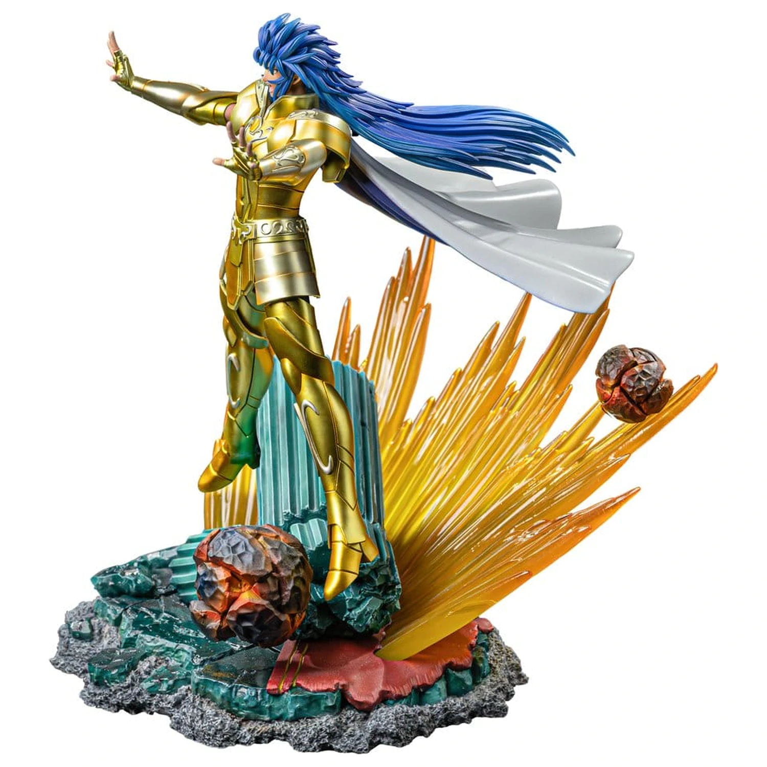 Saint Seiya Art Scale 1/10 Gemini Saga szobor figura 26 cm termékfotó