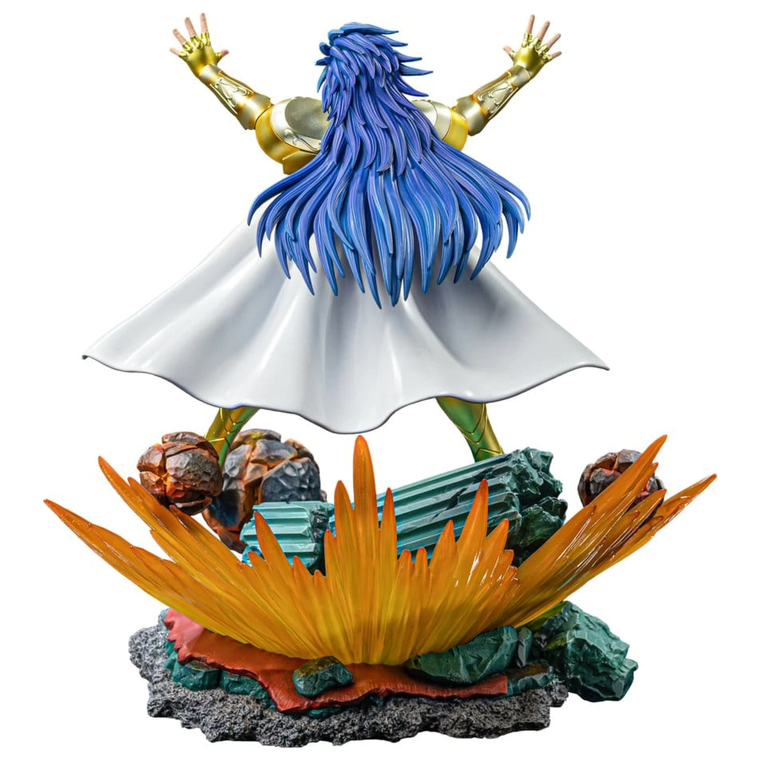 Saint Seiya Art Scale 1/10 Gemini Saga szobor figura 26 cm termékfotó