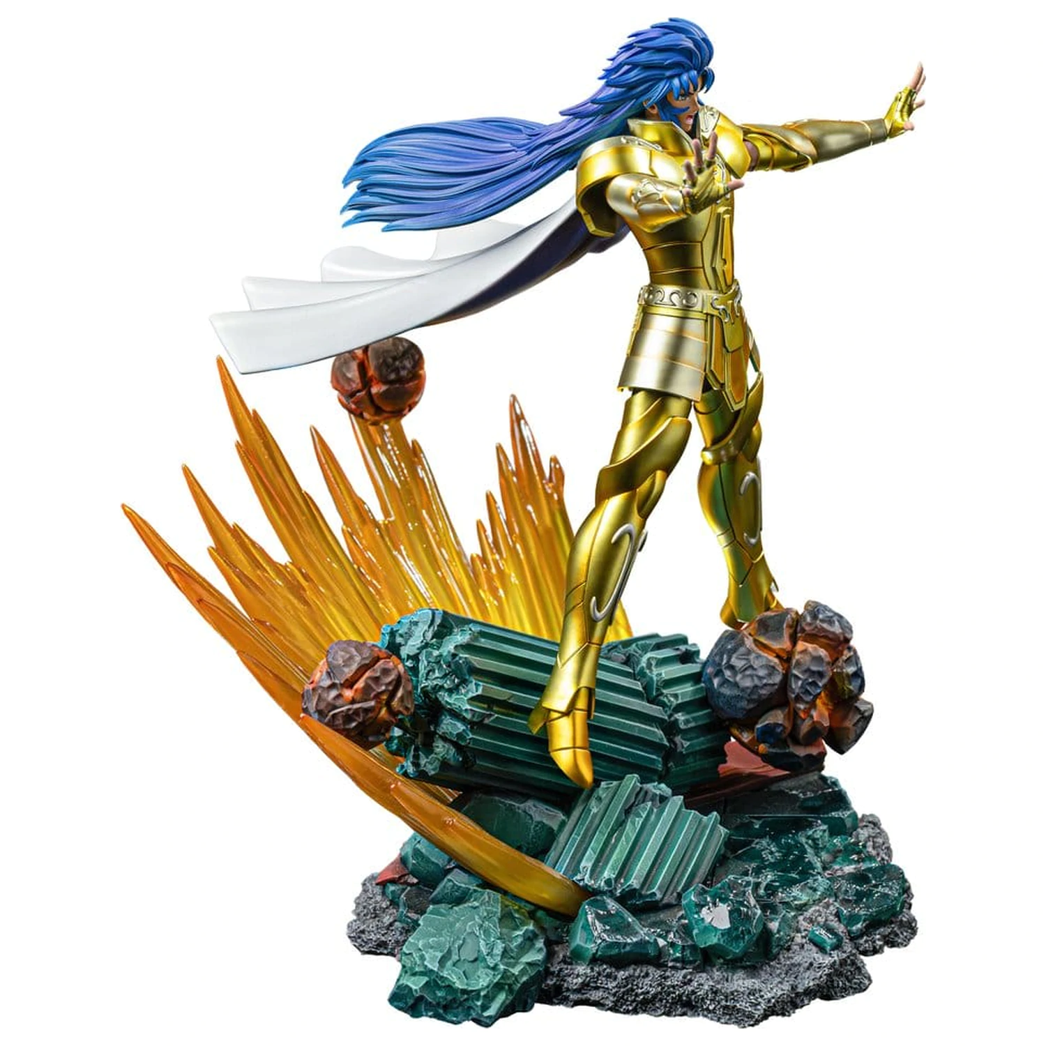 Saint Seiya Art Scale 1/10 Gemini Saga szobor figura 26 cm termékfotó