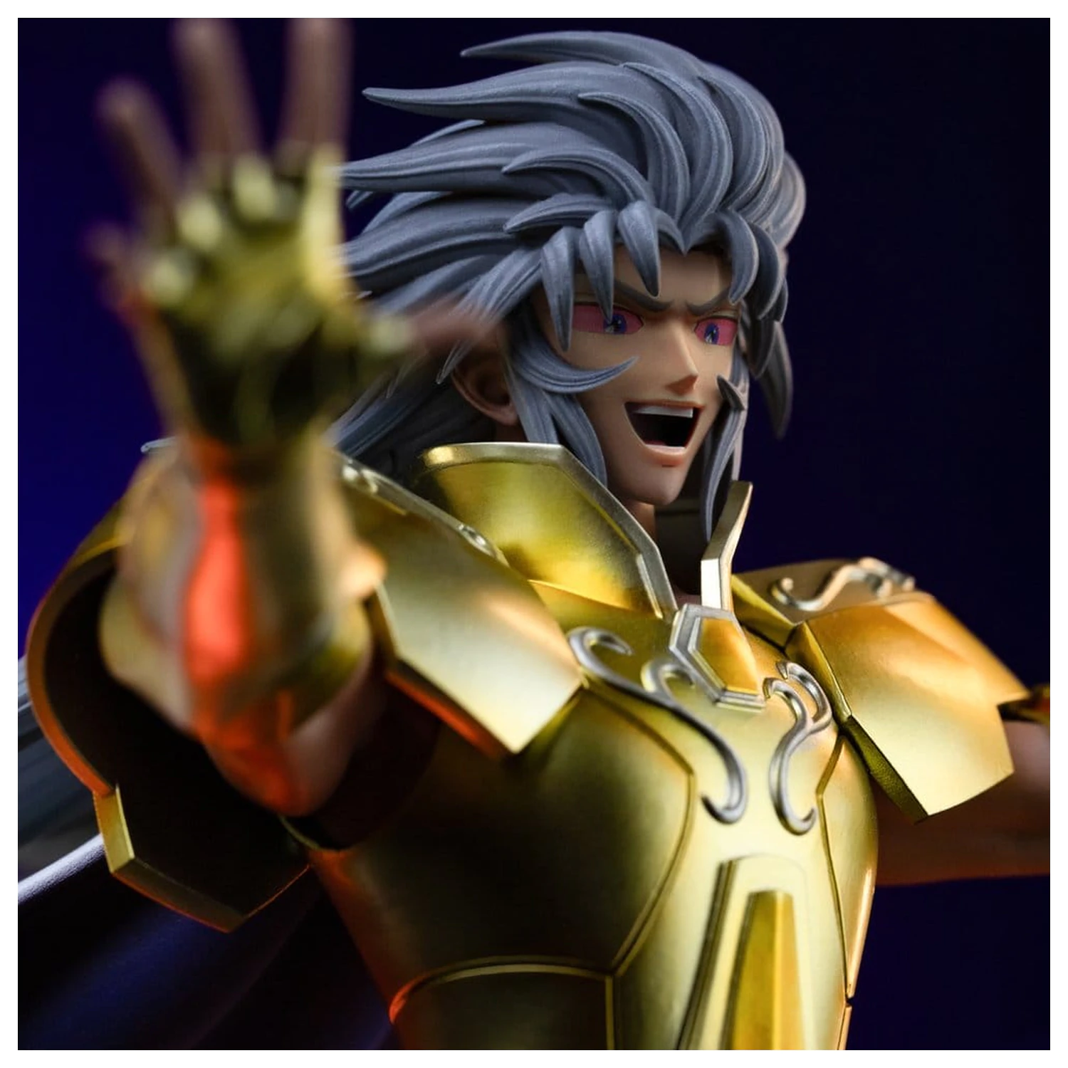 Saint Seiya Art Scale 1/10 Gemini Saga szobor figura 26 cm termékfotó