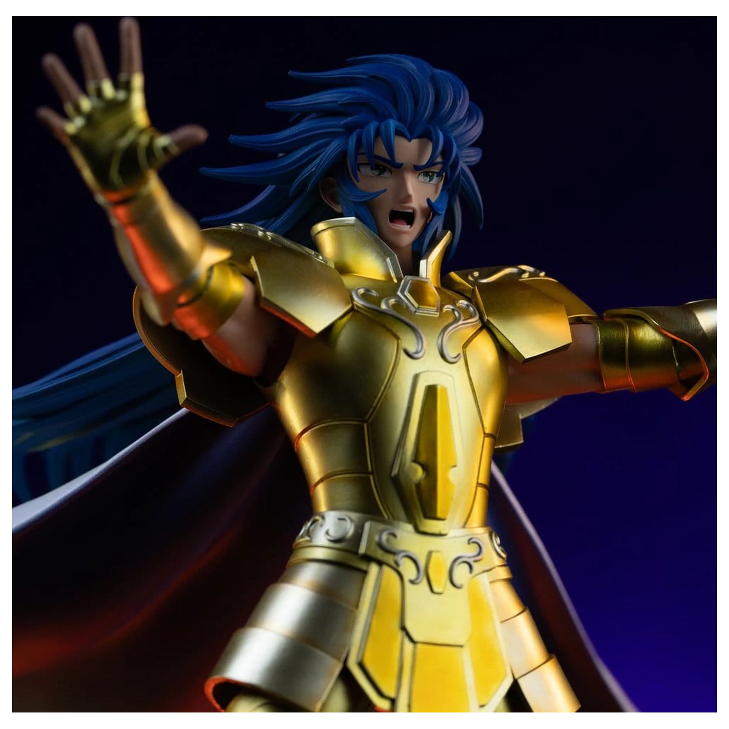 Saint Seiya Art Scale 1/10 Gemini Saga szobor figura 26 cm termékfotó