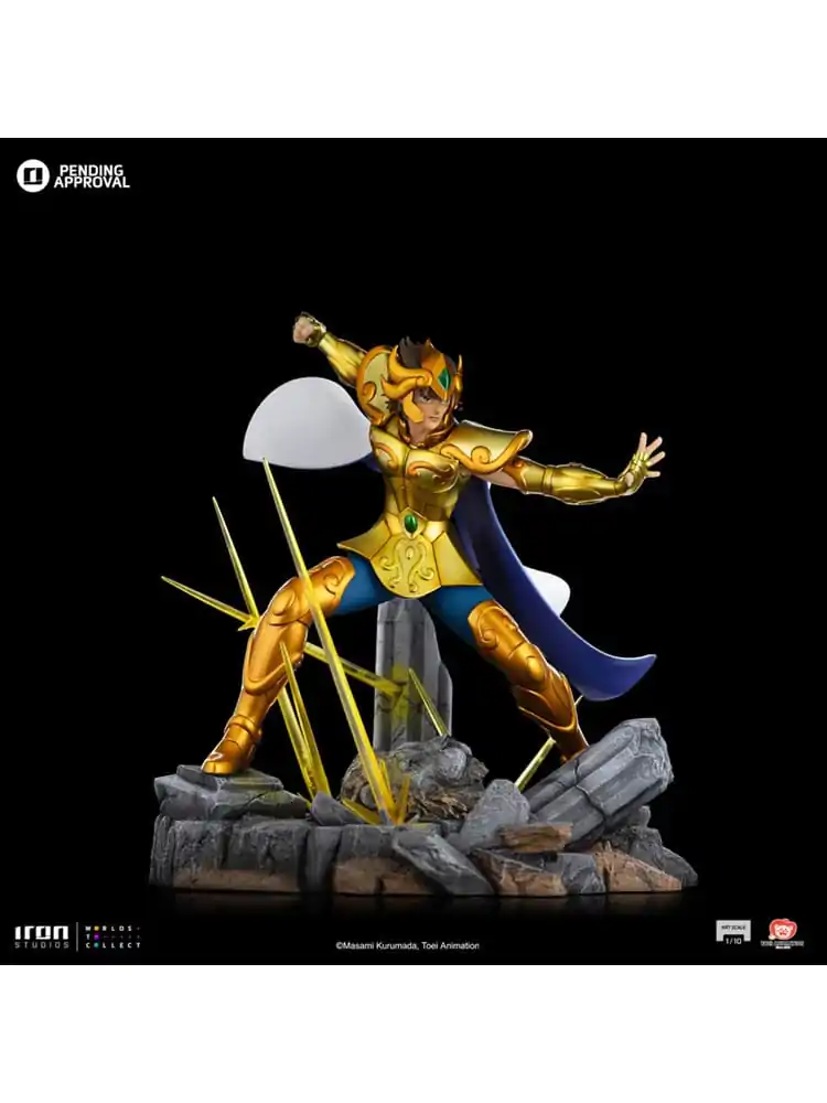 Saint Seiya Art Scale 1/10 Leo Aiolia szobor figura 24 cm termékfotó