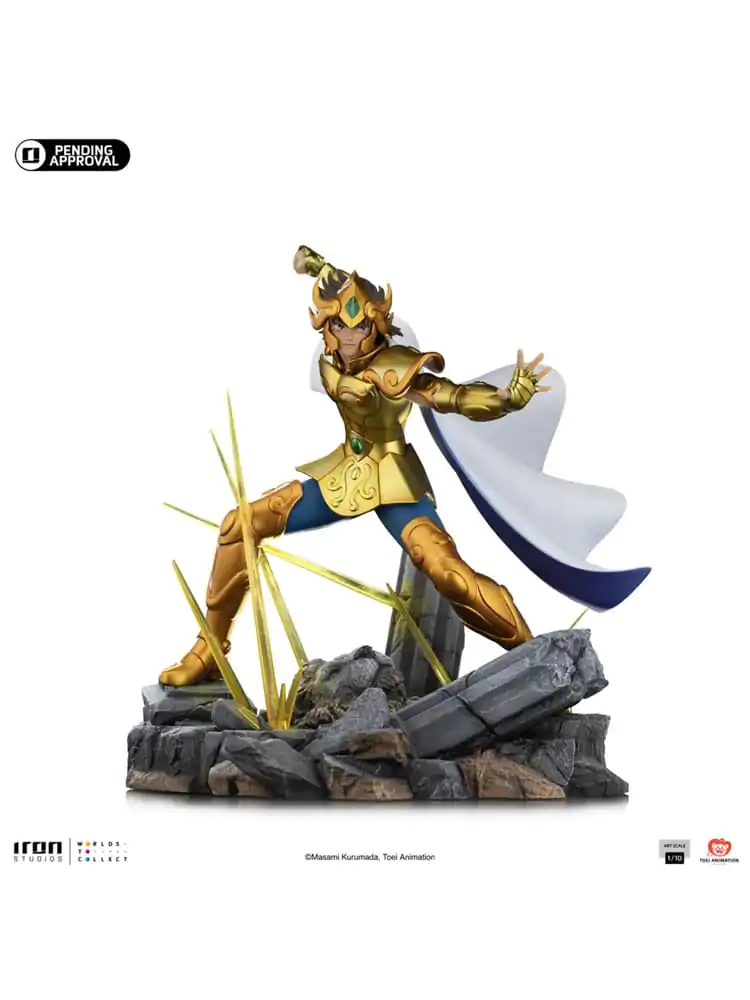 Saint Seiya Art Scale 1/10 Leo Aiolia szobor figura 24 cm termékfotó