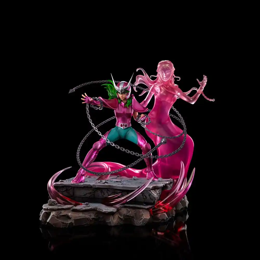 Saint Seiya Deluxe Art Scale Statue 1/10 Andromeda Shun 23 cm termékfotó