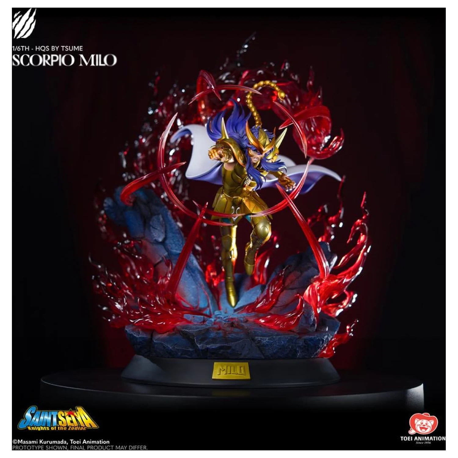 Saint Seiya Scorpio Milo szobor figura HQS 1/6 By Tsume 62cm termékfotó