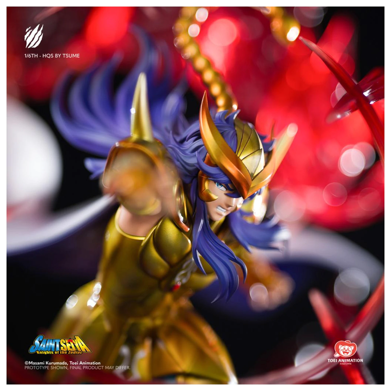 Saint Seiya Scorpio Milo szobor figura HQS 1/6 By Tsume 62cm termékfotó