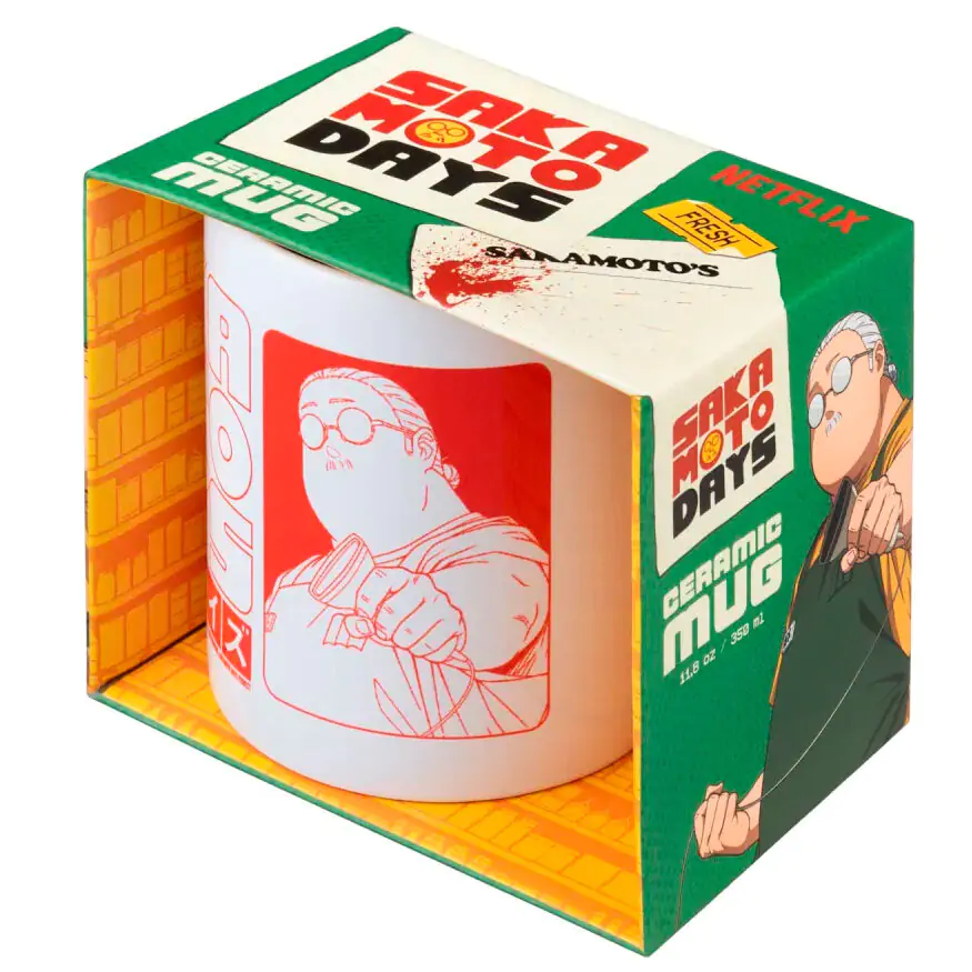 Sakamoto Days bögre 350ml termékfotó