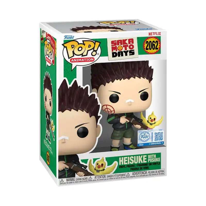 Sakamoto Days Funko POP! Animation Vinyl figura Heisuke & Piisuke Exkluzív Edition 9 cm termékfotó