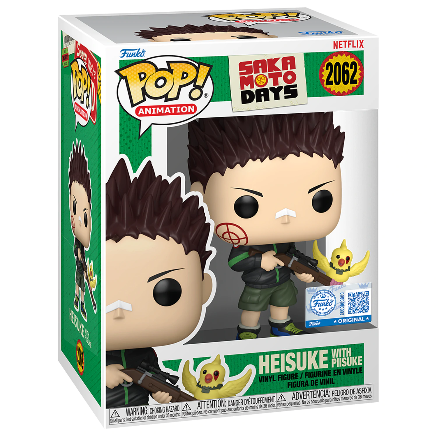 Sakamoto Days Funko POP! Animation Vinyl figura Heisuke & Piisuke Exkluzív Edition 9 cm termékfotó