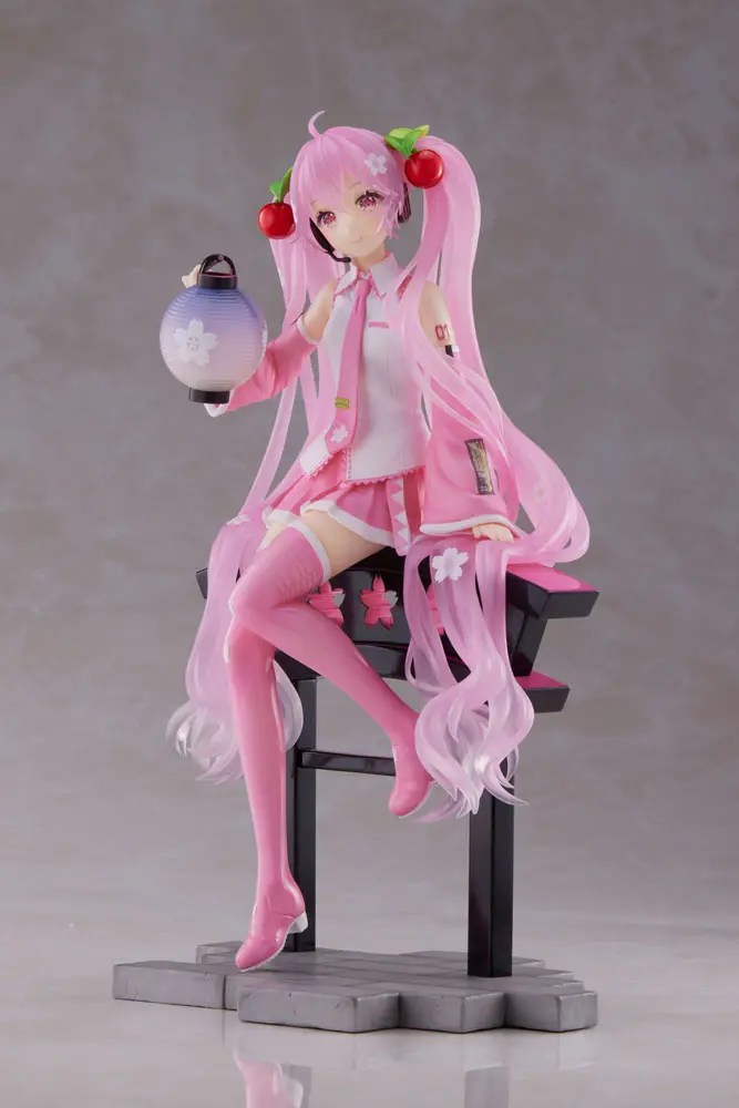 Sakura Miku AMP+ Sakura Lantern Ver. PVC szobor figura 20 cm termékfotó