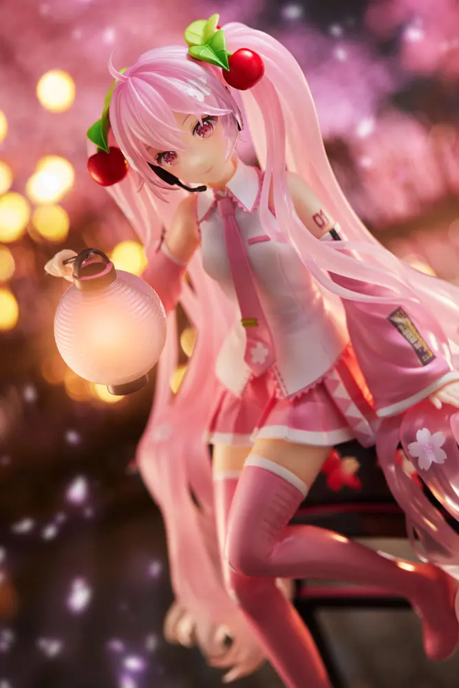 Sakura Miku AMP+ Sakura Lantern Ver. PVC szobor figura 20 cm termékfotó