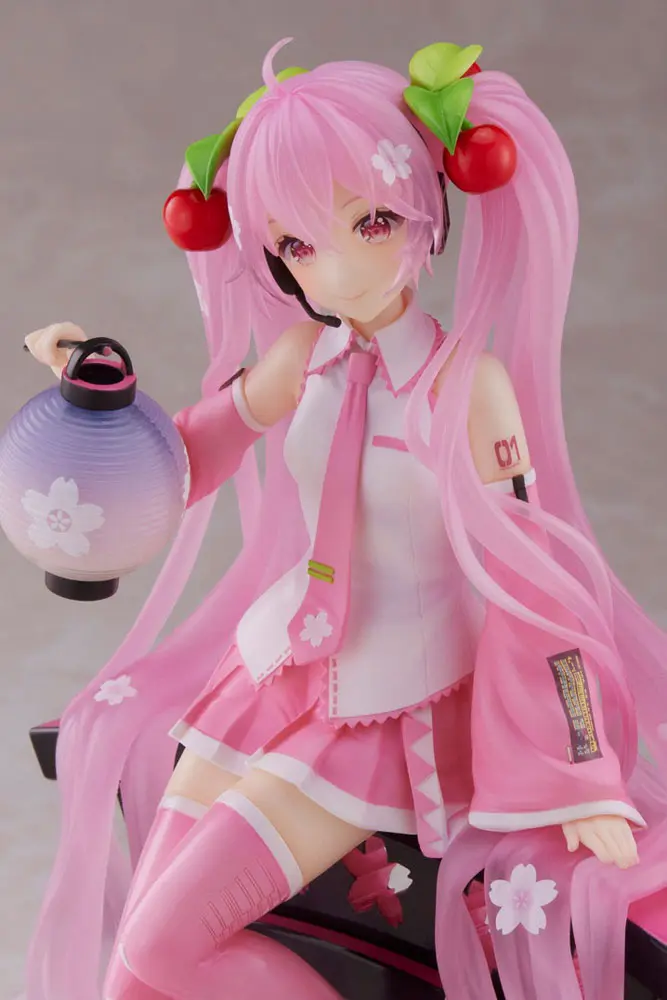 Sakura Miku AMP+ Sakura Lantern Ver. PVC szobor figura 20 cm termékfotó