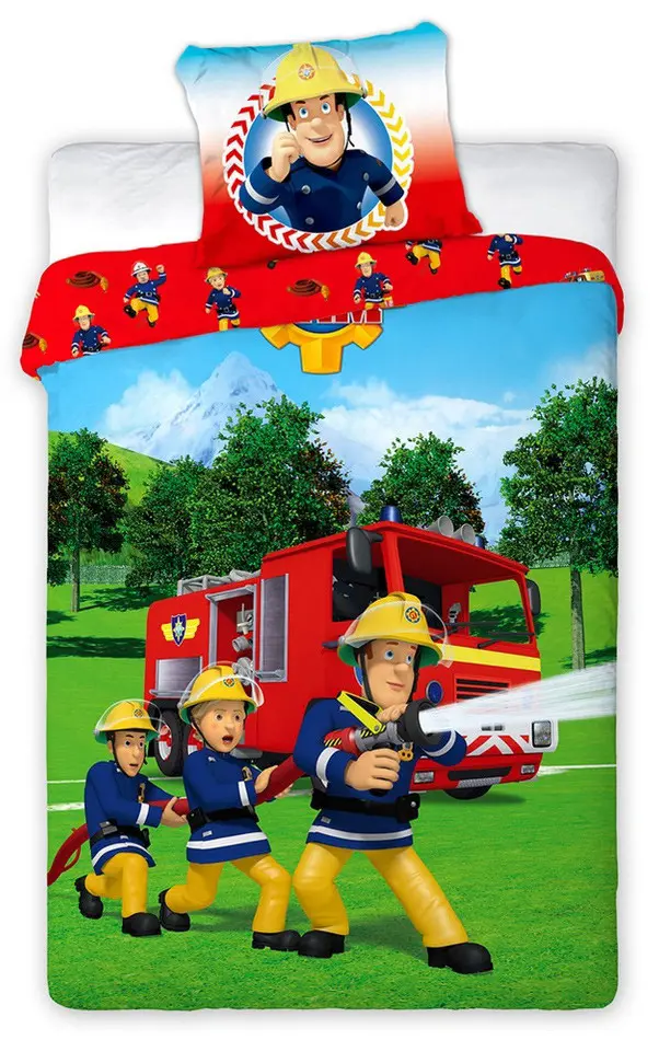 Sam a tűzoltó ágyneműhuzat 140×200cm, 70×90 cm termékfotó
