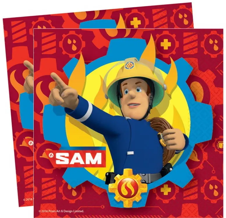 Sam a tűzoltó szalvéta 20 db-os termékfotó