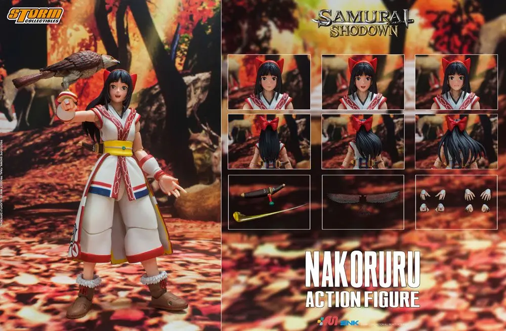 Samurai 1/12 Nakoruru akciófigura 18 cm termékfotó